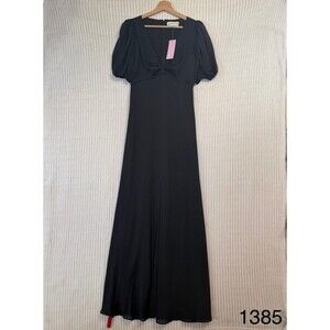 Sachin sold n/a sold Babi V Neck Short Sleeve Alli Gown Black Size sold